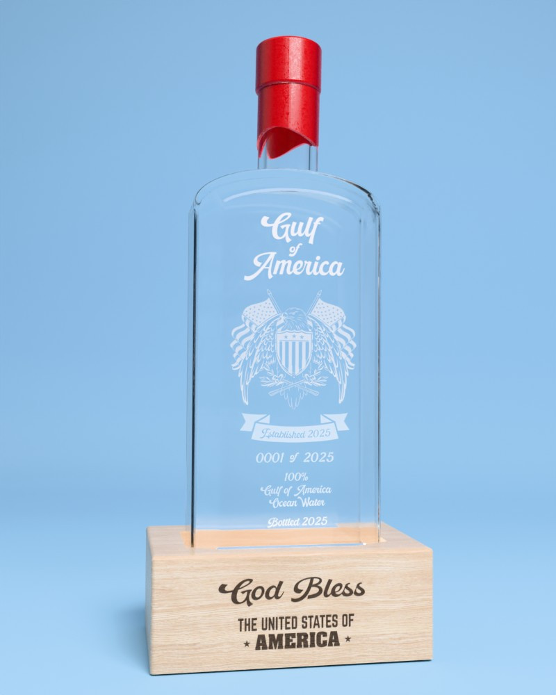 Bottle 3 | 2025 Gulf of America Signature Bottle & Stand