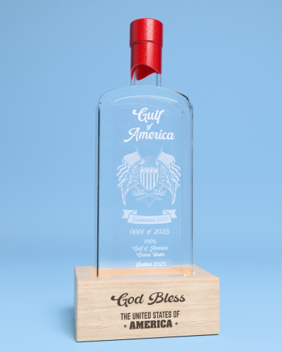 Bottle 25 | 2025 Gulf of America Signature Bottle & Stand